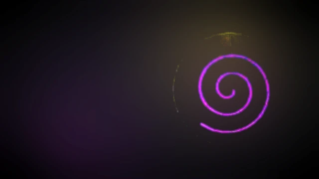 Serpent motif coiled around an arcane rune