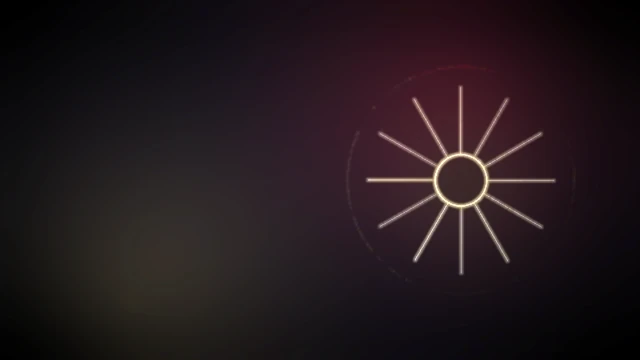 Sacred seal radiating light over a faith rune